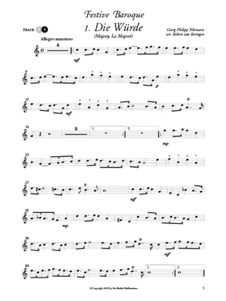 Festive Baroque - Partition - Trompette
